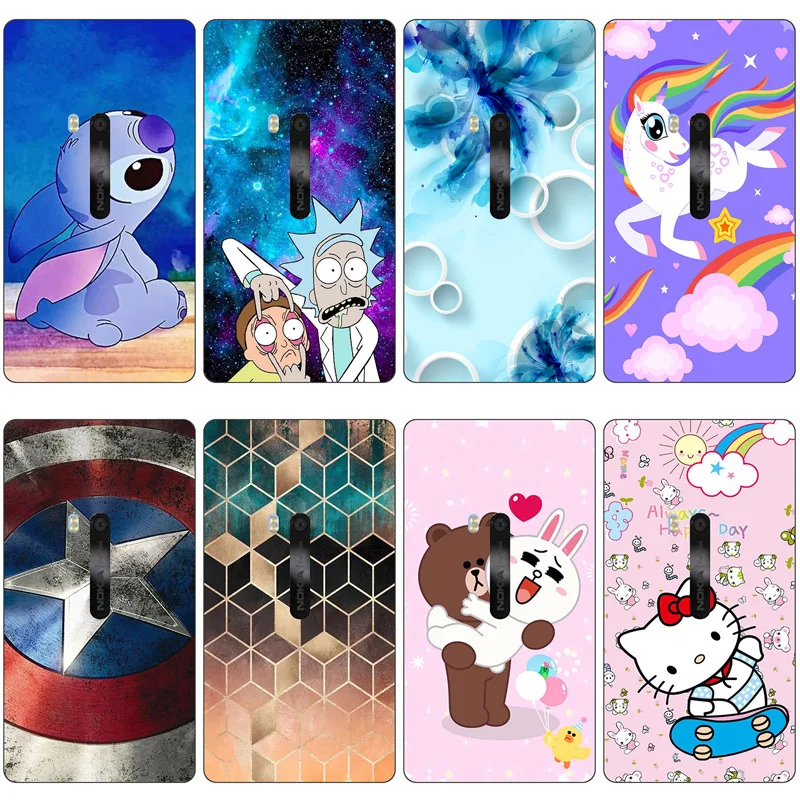 

Printed phone Case for Nokia Lumia 920 cases Phone Back cover full 360 Protective shell new design bag