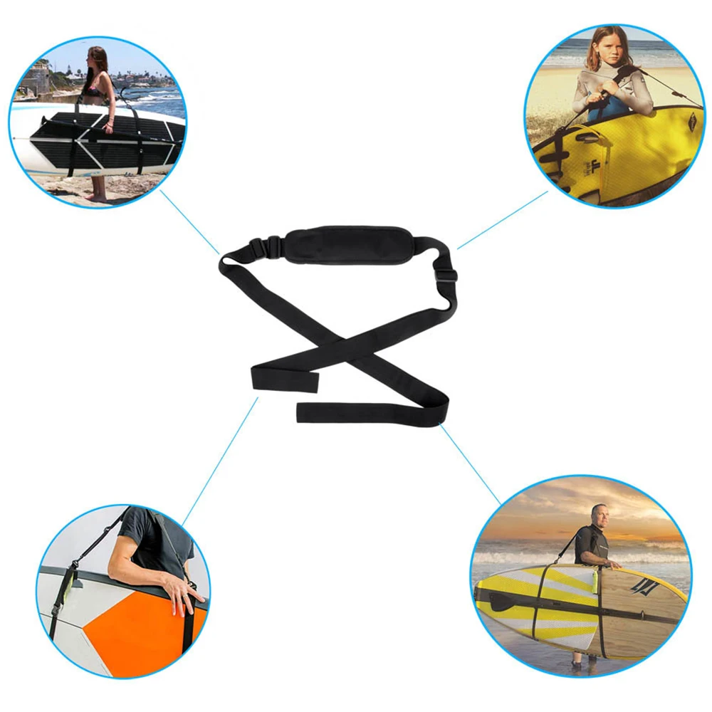 New Adjustable Surfboard Shoulder Carry Sling Stand Up Paddle Board Strap  Sup Board Surf Fins Paddle Wakeboard Surfing Kayak - Surfing Accessories -  AliExpress