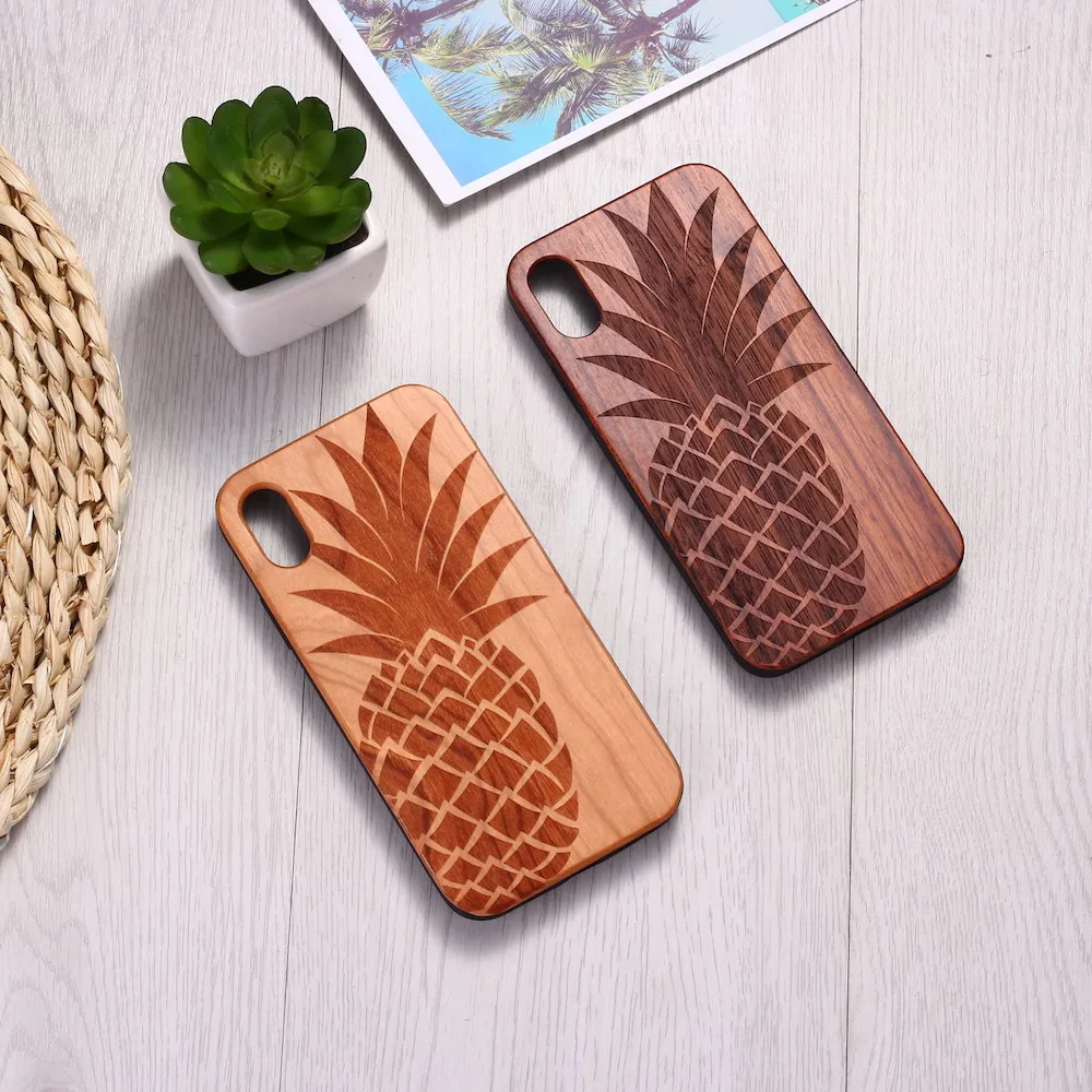 Тропический чехол с ананасом для iPhone12 6 6S 6Plus 7 7Plus 8 8Plus XR X XS Max 11 Pro Max|Бамперы| |
