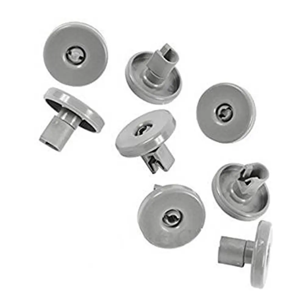 

8Pcs Dishwasher Parts Wheels Gray 8 Pack 4 X 4 X 3Cm Wheel Kit Wheel Lower Washer Dishwasher Household Dishwasher Wheels
