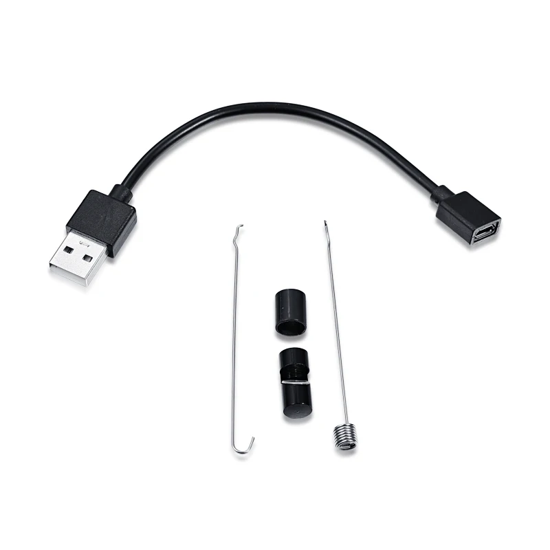 7mm Caméra D'endoscope Flexible IP67 Étanche Micro USB Caméra D'inspection pour Android PC Portable 6 Led Réglable