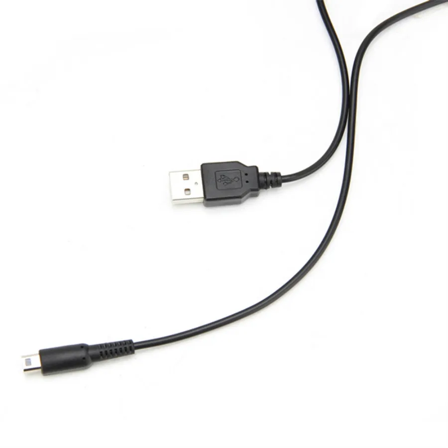Черный 1,2 м для nintendo 3DS DSi NDSI XL LL Синхронизация данных зарядный провод USB кабель зарядное устройство 100 шт./лот