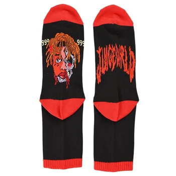 

Juice Wrld Men's Socks Cartoon Funny Socks Hip Hop Super Fashion Novelty Men and Women Breathable Cotton Socks