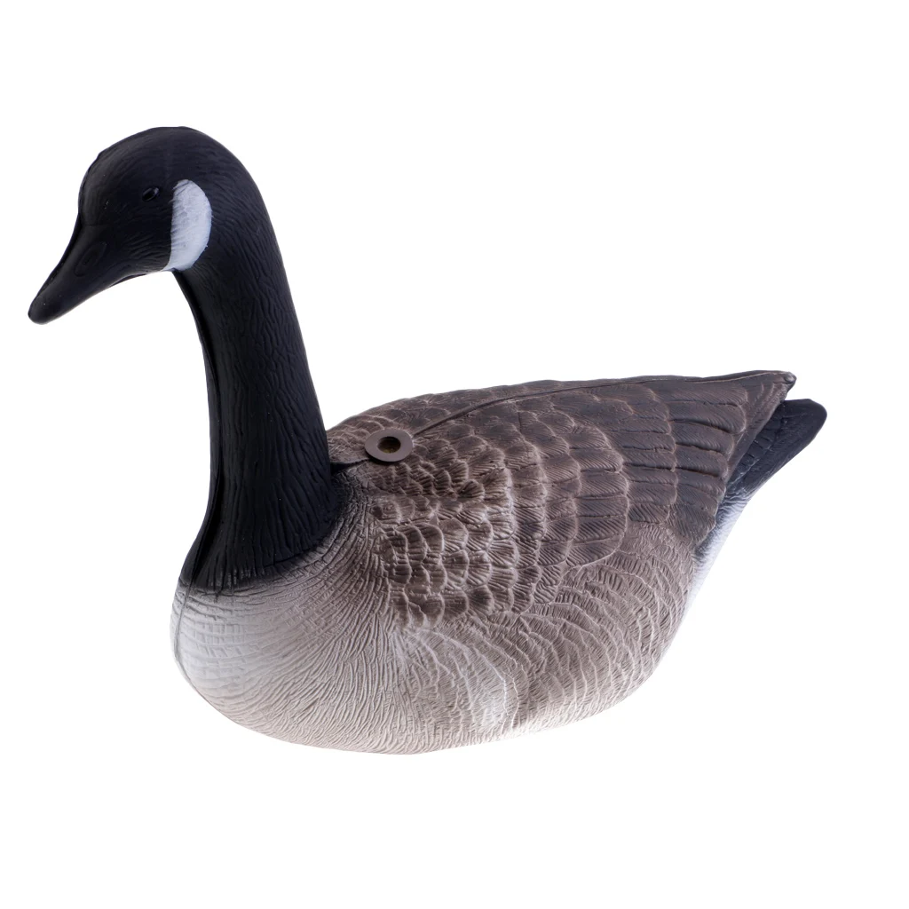 2pcs Foldable 3D Lifelike Full Body Goose Hunting Shooting Decoys Goose Decoy Hunting Bait Garden Lawn Decors Ornaments