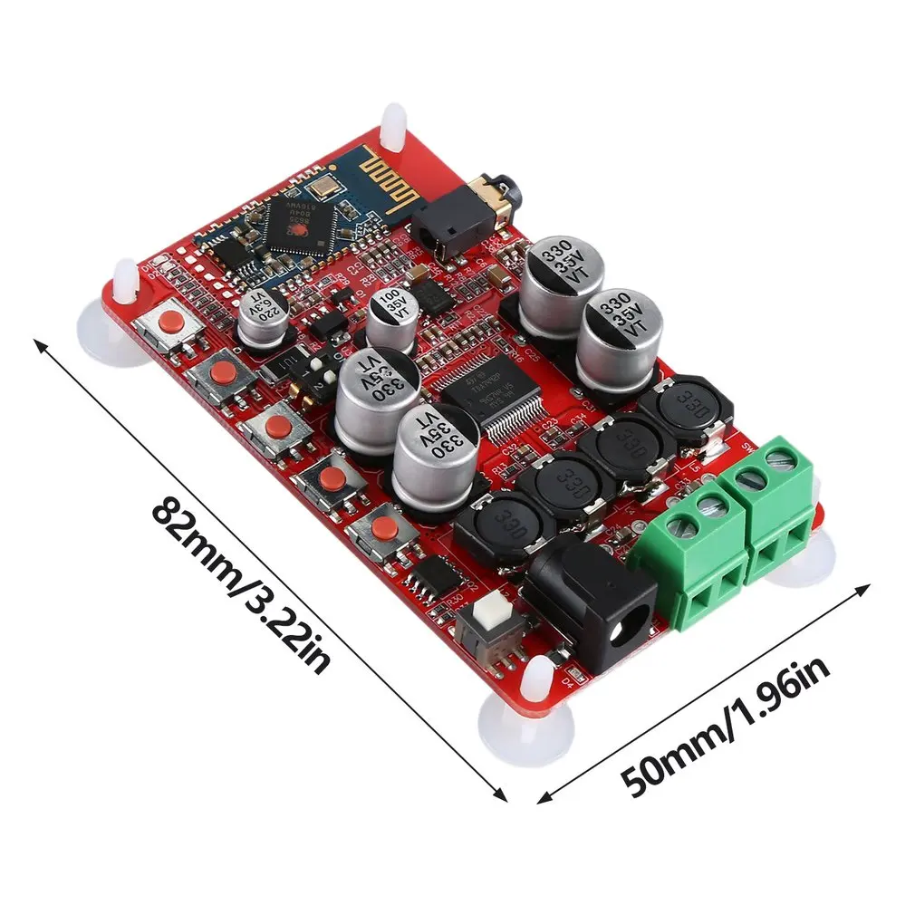 TDA7492P Power Amplifier Board Audio Receiving Digital Power Amplifier Board Csr4.0 Hf01 Durable Red Color