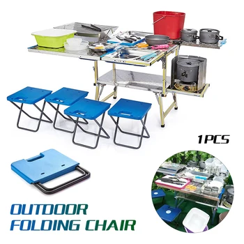 

Camping Load 80kg Alloy Folding Chair Camping Folding Chair Stainless Steel Portable Cycling Picnic Fishing Chair Durable