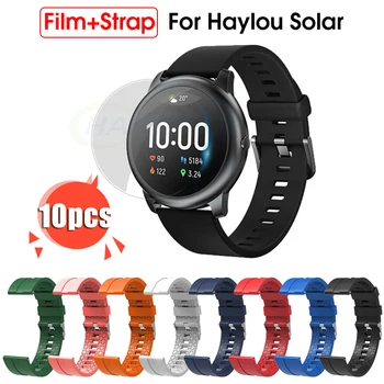 

For haylou ls05 Tempered Glass Film Protector Full Coverage Clear cover For Xiaomi Haylou Solar LS05 Smart Watch Bracelet strap