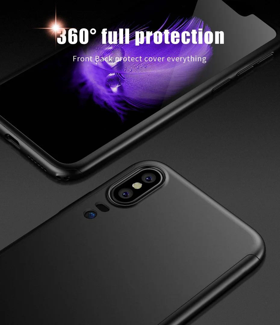 Роскошный 360 чехол с полной защитой для Xiaomi Redmi Note 8 6 6A 5 5A 7 7A K20 9T CC9E CC9 A3 GO Lite Pro Plus