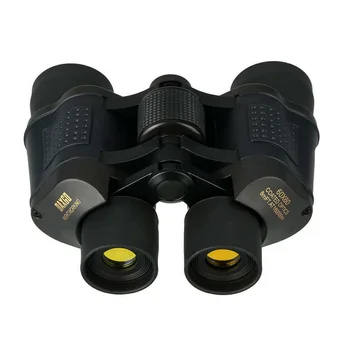

60X Transportation Optics Zoom Day Night Non Slip Portable Large Eyepiece HD Clear Image Travel Hand Adjusting Outdoor Binocular