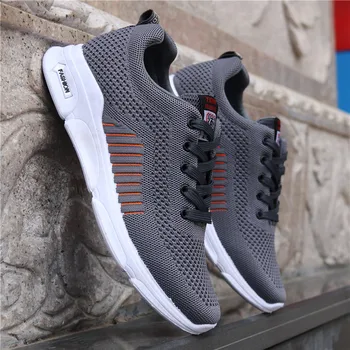 

Men's Casual Sneakers Shoes Men Classic Breathable Flats Air Mesh Mountaineering Shoes Outdoor Comfortable Walking Shoes