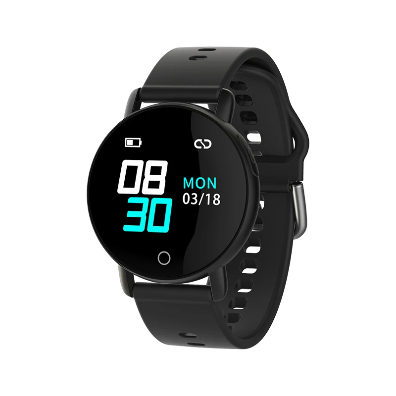 R1 ECG Смарт-часы кровяное давление монитор сердечного ритма фитнес-трекер Bluetooth Smartwatch водонепроницаемый браслет для Android IOS - Цвет: black
