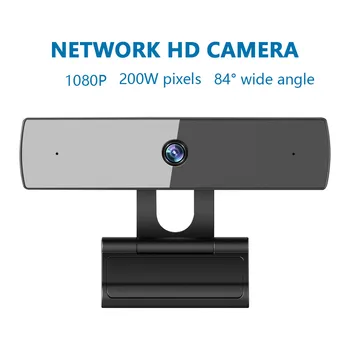 

1080P Webcam HD With Microphone Clip USB Web Cam Home Work Camera Telecamera Network Video Meeting For Computer PC Laptop 20Apr