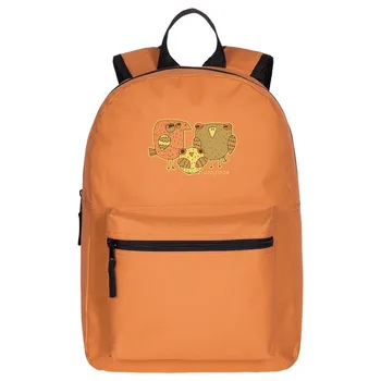 

Backpack "family of Owls", Orange