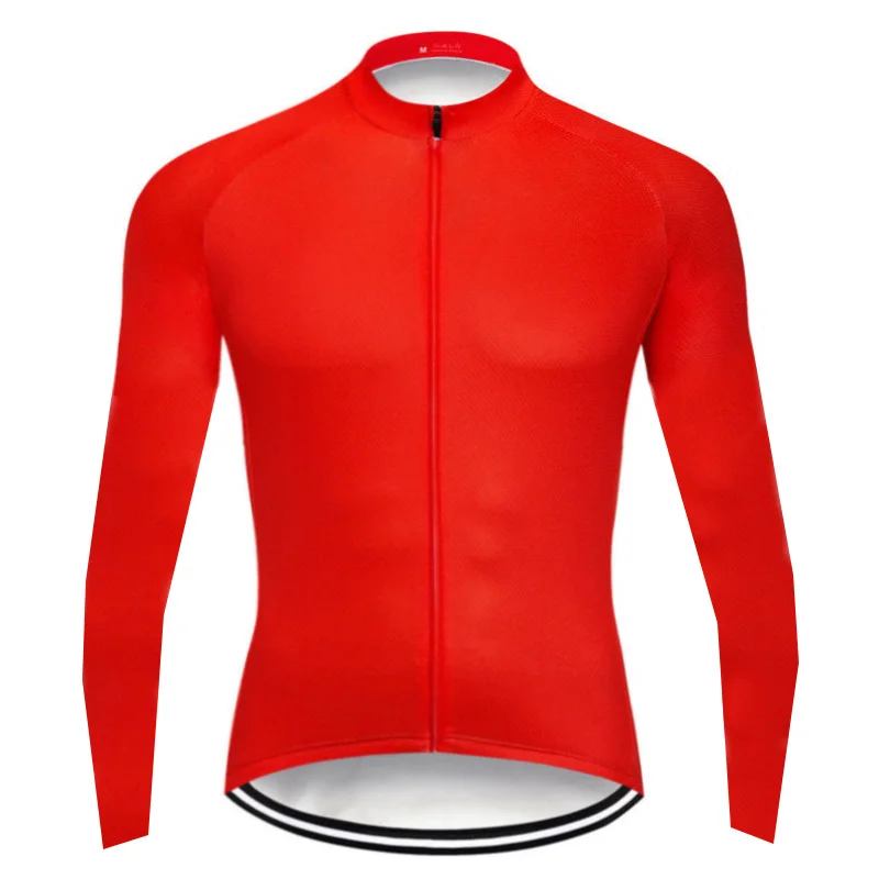 Long Sleeve Cycling Jersey Bicycle MTB Bike Clothing Sports Shirt Red Motocross Mountain Road Ride Cycle Max Top Downhill Jacket