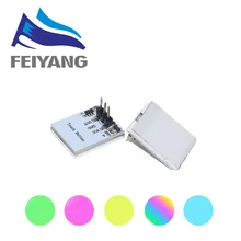 Verde, rojo, azul y amarillo Color RGB táctil capacitiva botón interruptor módulo 2,7 V a 6 V módulo anti-jamming es fuerte serie httm