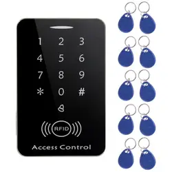 LESHP автономная рчид система контроля доступа с сенсорной клавиатурой цифровой контроллер блокировки двери RFID считыватель карт с 10