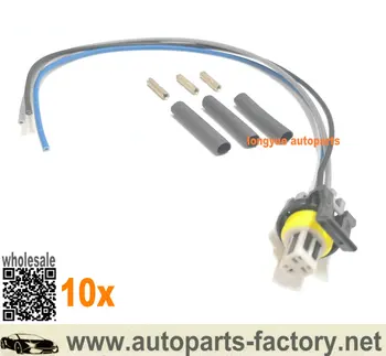 

longyue 10pcs Injector Control Pressure (ICP / EBP) Sensor Connector Pigtail 97-07 7.3L 6.4L 6.0L Ford Diesel 5C3Z-12224-A