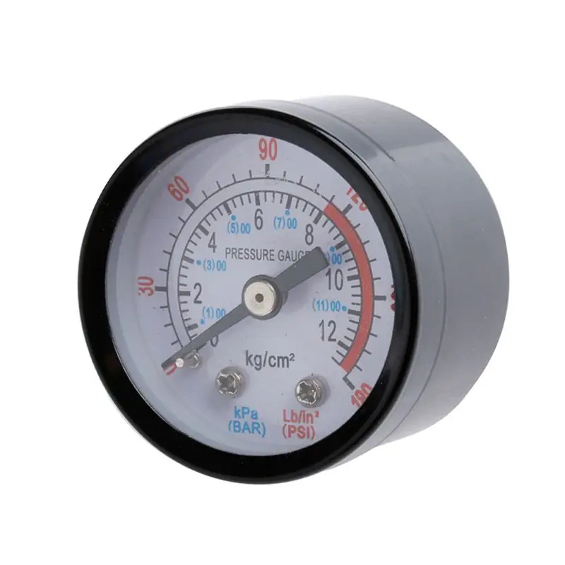 Пневматический воздушный компрессор гидравлической жидкости манометр 0-12Bar/0-180PSI