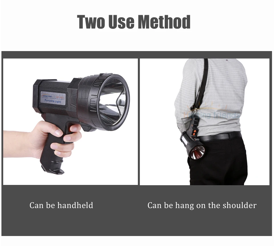 手枪手电筒黑色修改_10