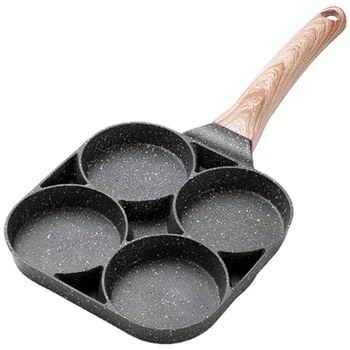 

Egg Cooker Frying Pan,Pans 4-Cups Non-Stick Cookware Fried Egg Cooker,Pancake,Omelette Pan,Egg Poacher