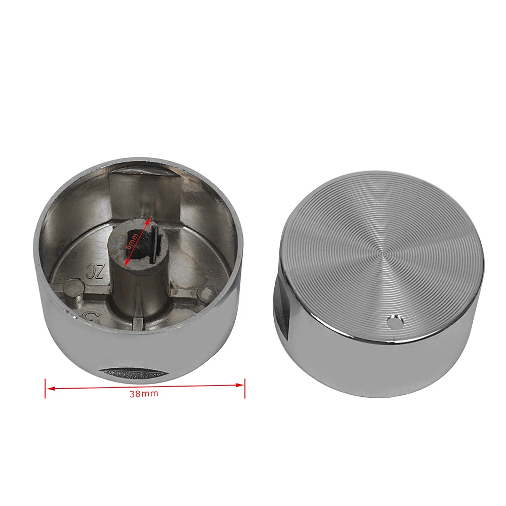 4Pcs High quality Alloy material Rotary Switches Round Knob Gas Stove Burner Oven Kitchen Parts Handles For Gas Stove