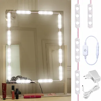 

Wall Lamp LED Makeup Mirror Vanity Led Light Bulbs Hollywood Style Led Lamp Touch Switch Dimmer Cosmetic Lighted Dressing table