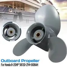 Audew 9 1/4x8 подвесной Пропеллер для Honda 8-20HP 58130-ZV4-008AH алюминиевый сплав Морской Пропеллер 8 сплайн зуб 3 лезвия