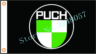 Флаг для мотоцикла баннер Puch 3ftx5ft 100% полиэстер | Дом и сад