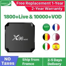 X96 mini Android 7.1 France IP TV Box Quad Core QHDTV Set Top Box X96mini 1 Year IPTV Belgium Dutch French Algeria Arabic IPTV X96 mini Android 7.1 France IP TV Box Quad Core QHDTV Set Top Box X96mini 1 Year IPTV Belgium Dutch French Algeria Arabic IPTV