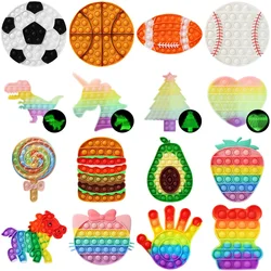 Juguete sensorial antiestrés para adultos y niños, juguete de frutas y animales, Simple, antiestrés, divertido