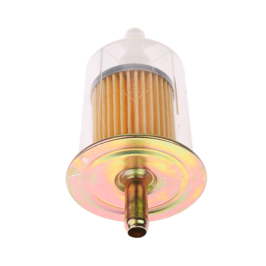 8mm 5/16'' Inline Gasoline Fuel Filter Universal Fit for Car Carberator Engine NOS Fits for Jeep For Bobcat