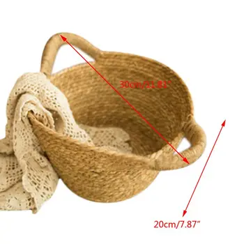 

Newborn Photo Shooting Basket Children Baby Full Moon Photography Woven Baskets