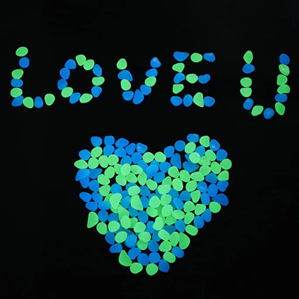 300Pcs Glow In The Dark Stones Glowing Stones Fluorescent Bright Pebbles Luminous Stones for Aquarium Garden Decoration #N 300Pcs Glow In The Dark Stones Glowing Stones Fluorescent Bright Pebbles Luminous Stones for Aquarium Garden Decoration #N