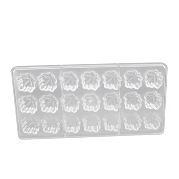 

New Pastry Tool Maple Leaf Shape Chocolate Mold Clear Polycarbonate Chocolate Mold Plastic Mold Handmade Chocolate Mold