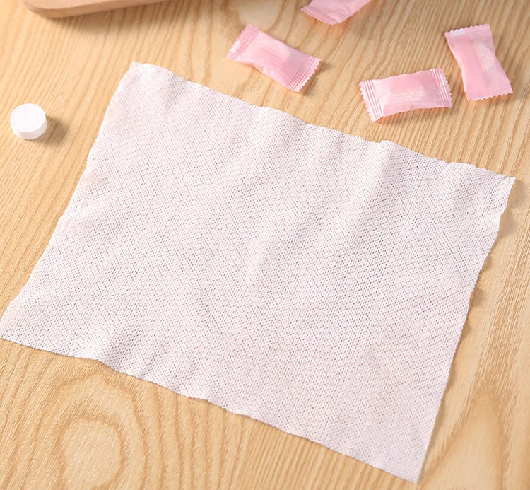 Description Picture 6 of item20/50pcs Disposable Towel Compressed Portable Travel Hotel Non-woven Face Towel Water Dry&Wet Wipe Outdoor Moistened Tissues