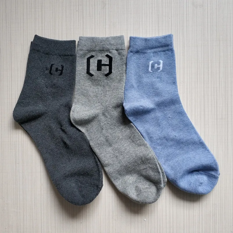 

3 Pack Men's Small Letter C mixed Socks USA Size 6-9,10-13 Euro Size 39-42,43-46