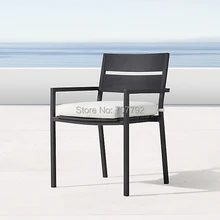 Новое поступление современный дизайн Классическая уличная мебель превосходные материалы алюминиевый стул
