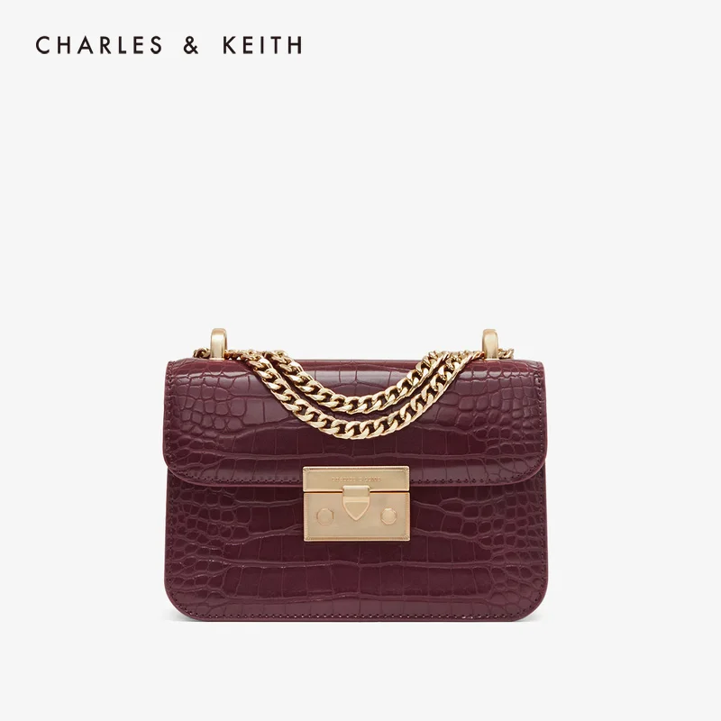 CHARLES＆KEITH Новинка на Весну 2020г. CK2 80700972 3 Женская винтажная тканая сумка флип через