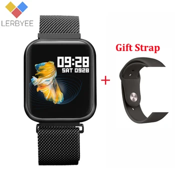 

2020 Smart Watch P80 Heart Rate Blood Pressure Fitness Tracker Waterproof Full Screen Touch Smartwatch Sport for iPhone xiaomi