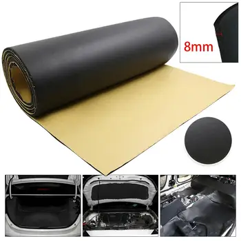 

UXCELL 8mm Thick Cotton Blends Car Soundproof Cotton Insulation Foam Sound Absorption Hood Roof Fender Deadener Mat