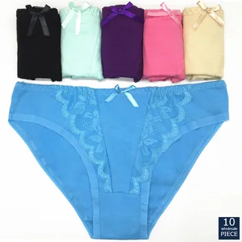 

1-10 pcs/lot wholesale Women's cotton briefs sexy print Ladies panties mid-rise women underwear 89233