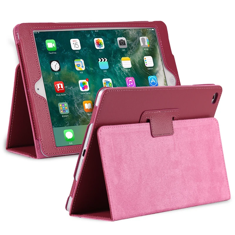 Для iPad Air Air2 Litchi кожаный флип-чехол iPad 9,7 дюймов кожаный чехол Buiness складной Стенд смарт-чехол для Apple iPad5 iPad6