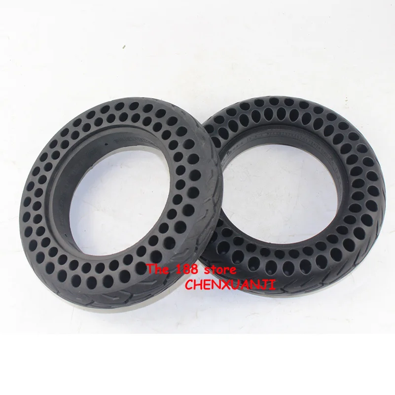 

2019 hot sale 2 types of tire 10x2.00 and 10x2.50 honneycomb air-free honeycomb shock absorber solid tire proof Tyre