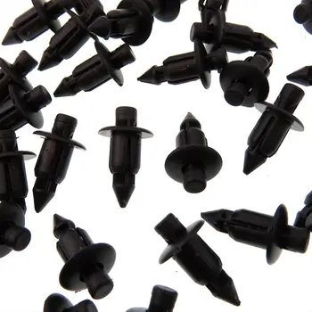 

100 ATV Fairing Fender Clip Nylon Rivet For Yamaha YZF R1 R6 RoadStar For Suzuki GSXR 1300 1000 750 600 Bandit 6mm Hole