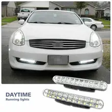 2 шт. 30 светодиодный автомобильный дневной ходовой светильник DRL Дневной светильник лампа с желтым поворотом светильник s