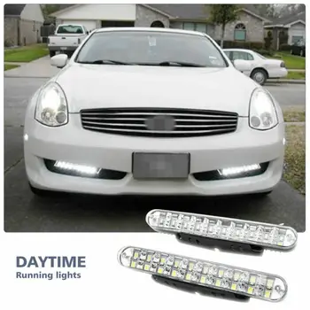 

2PCS 30 LED Car Daytime Running Light DRL Daylight Lamp with Yellow Turn Lights