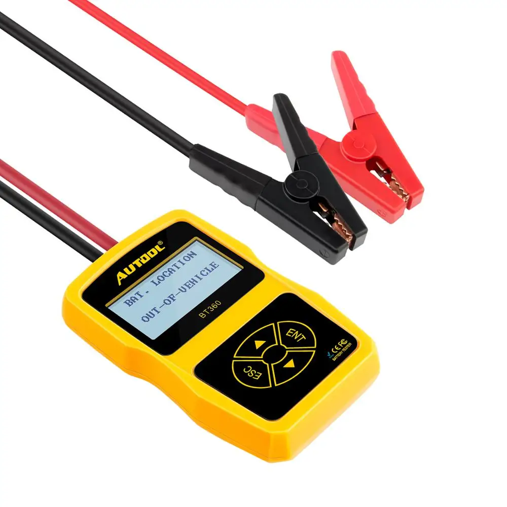AUTOOL BT360 12 V автомобильная батарея системы тестерк цифровой автомобильный