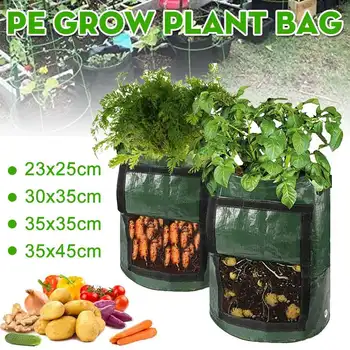 

Plant Grow Bags home garden Potato pot greenhouse Vegetable Growing Bags Moisturizing jardin Vertical Garden Bag seedling