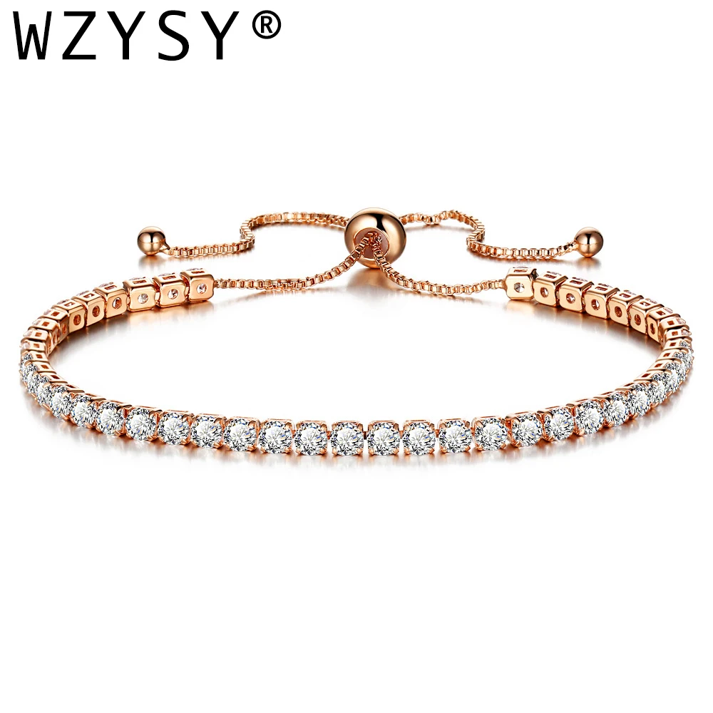 Популярные Цветные Кристальные инкрустированные браслеты, сплав, розовое золото, серебро, циркон, ювелирные изделия, браслет, шарм, мода для женщин, подарки