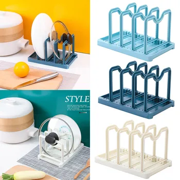 

storage shelf rack decorative wall shelves hooks on the wall Kitchen Multi-function Two-in-one Home Creative Knives Dish Rack